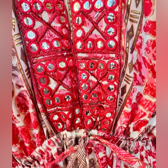 Nation AK Outfitters Women’s Boho Maxi Draw Waist Dress - Picture 9 of 10